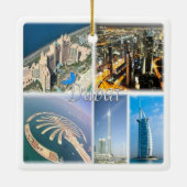 AE007 DUBAI, Verenigde Arabische Emiraten, Azië, Keramisch Ornament (Achterkant)