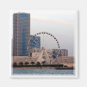 AE011 SHARJAH, DE OOG, VAE, Fridge Magneet (Voorkant)