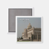 AE012 SHARJAH, UNIVERSITY, UAE, Asia, Fridge Magneet (Voorkant / Achterkant)