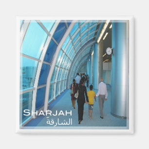 AE019 SHARJAH INTERNATIONAL AIRPORT, UAE, Fridge Magneet