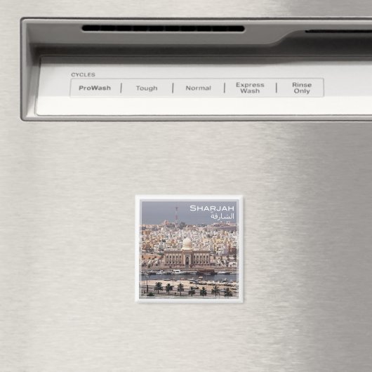 AE021 centrum van SHARJA, Verenigde Arabische Emir Magneet (Insitu (Vaatwasser))