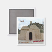 AE035 FUJAIRAH, Al Badiyah moskee, UAE, Fridge Magneet (Voorkant / Achterkant)