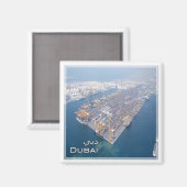 AE042 DUBAI, Nahen Osten, VAE, Midden-Oosten, Magneet (Voorkant / Achterkant)
