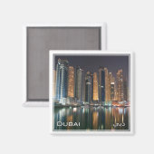 AE043 DUBAI marina, Verenigde Arabische Emiraten,  Magneet (Voorkant / Achterkant)