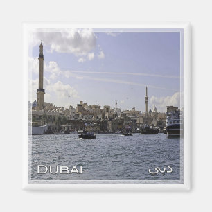 AE047 DUBAI creek, VAE, Midden-Oosten, Fridge Magneet