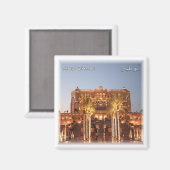 AE056 ABU DHABI stadscentrum, UAE, Azië, Fridge Magneet (Voorkant / Achterkant)