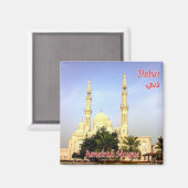 AE069 DUBAI Jumeirah Mosque, Verenigde Arabische E Magneet (Voorkant / Achterkant)