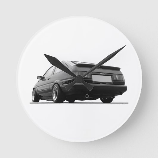 ae86 hachi corolla toyota sprinter trueno ronde klok (Voorkant)