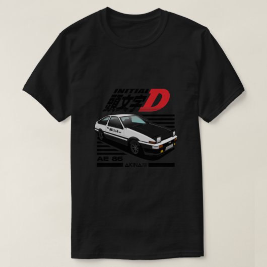 AE86 Initiaal D Essential T-Shirt (Design voorkant)