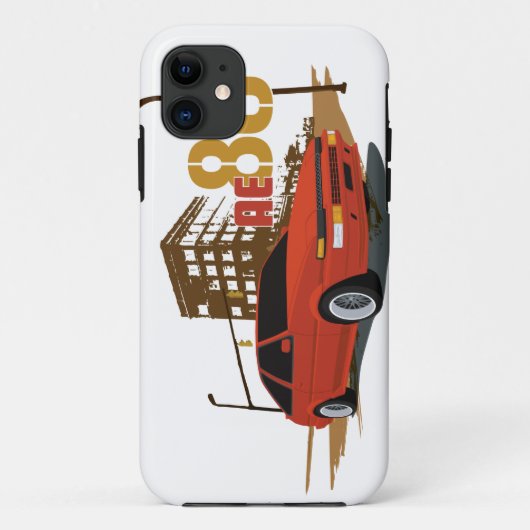 AE86-telefoonkwestie Case-Mate iPhone Case (Achterkant)