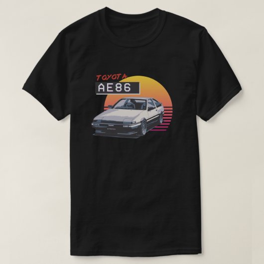 AE86 Toyota Sprinter Trueno Classic T-Shirt (Design voorkant)