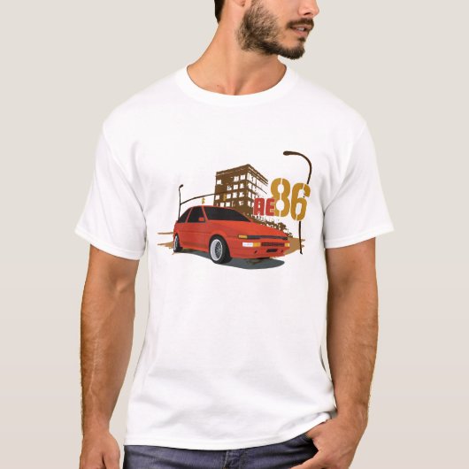 AE86 - Trueno - Levin T-shirt (Voorkant)