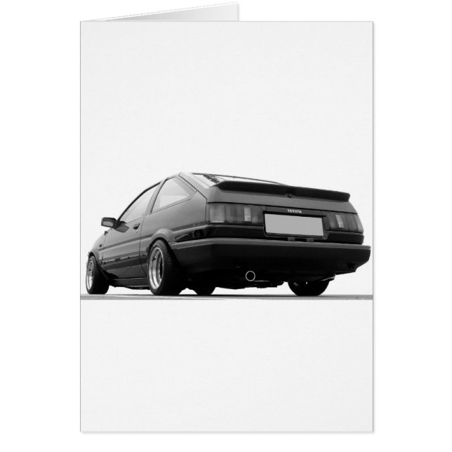 AE86 zwart-wit (Voorkant)