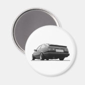 AE86 zwart-wit Magneet (Voorkant / Achterkant)
