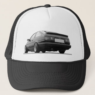 AE86 zwart-wit Trucker Pet