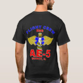 AE-5 cockpitpersoneel T-shirt (Achterkant)