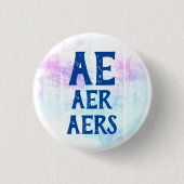 Ae Aer Aers Pronouns Ronde Button 3,2 Cm (Voorkant)