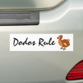 AE- Dodos Rule Bumpersticker (Op auto)