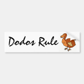AE- Dodos Rule Bumpersticker