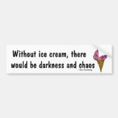 AE- Funny Ice Cream Lover's Bumpersticker (Voorkant)