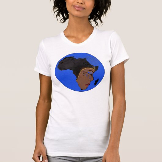 AE-symbolen van Afrika-Shirt T-shirt (Voorkant)