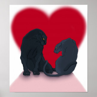 AE Valentijn Panthers Poster