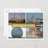 AE Verenigde Arabische Emiraten - Abu Dhabi - Briefkaart (Voorkant / Achterkant)