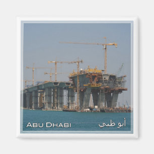 AE # Verenigde Arabische Emiraten Abu Dhabi - Brug Magneet