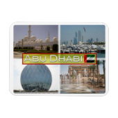 AE Verenigde Arabische Emiraten - Abu Dhabi - Magneet (Horizontaal)
