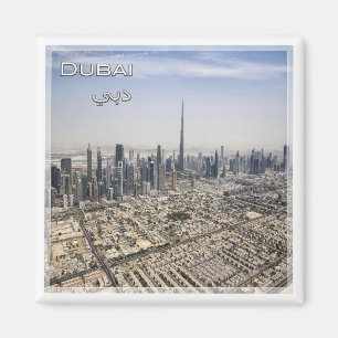 AE # Verenigde Arabische Emiraten Dubai - skyline Magneet