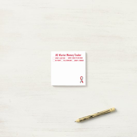 AE Warrior Memory Tracker Post-it Notes (Op bureau)
