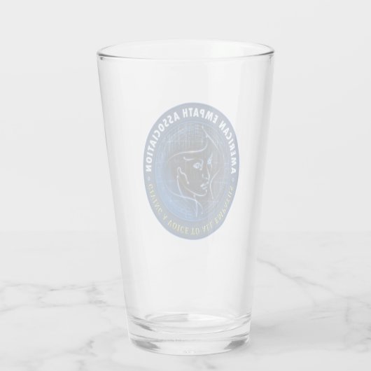 AEA-ambtenaar Drink glas (Achterkant)