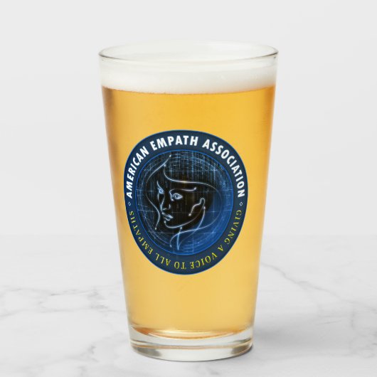 AEA-ambtenaar Drink glas (Voorkant gevuld)