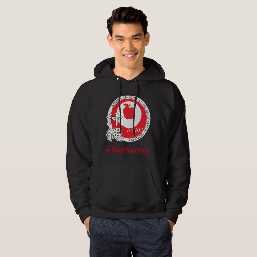 AEAO Sweatshirt (zwart) (Voorkant volledig)