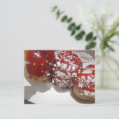 Aebelskiver pastry dessert Solvang Californië Briefkaart (Staand voorkant)