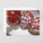 Aebelskiver pastry dessert Solvang Californië Briefkaart (Voorkant / Achterkant)