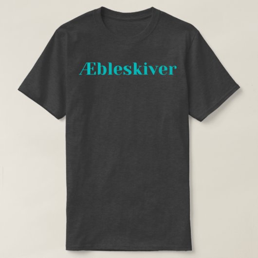 Aebleskiver Denmark Sweden pride ontbijt T-shirt (Design voorkant)