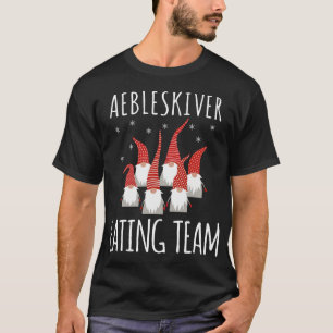 Aebleskiver Eating Team Gnomen Grappige Aebleskive T-shirt