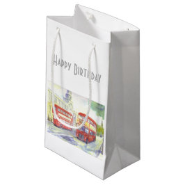 AEC Routemaster Bus Gift Bag Klein Cadeauzakje