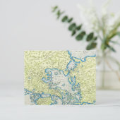 Aegaeum Pelagus Oude Wereldkaart Briefkaart (Staand voorkant)