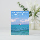 Aegean sea briefkaart (Staand voorkant)