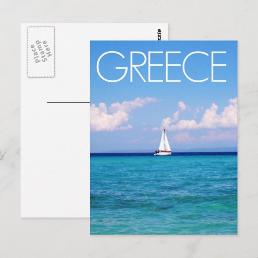 Aegean sea briefkaart (Voorkant / Achterkant)