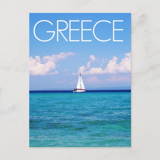 Aegean sea briefkaart (Voorkant)