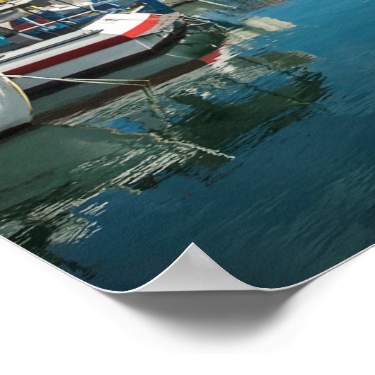 Aegina-eilandhaven Poster (Hoek)