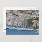 Aegina Port Briefkaart (Voorkant / Achterkant)