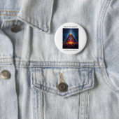 Aegis van de Singulariteit Ronde Button 5,7 Cm (In situ)