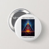 Aegis van de Singulariteit Ronde Button 5,7 Cm (Voorkant /achterkant)