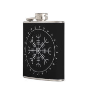 Aegishjalmr Runes Flask (Vinyl Wrapped) Heupfles (Links)