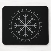 Aegishjalmr Runes Mousepad Muismat (Voorkant)