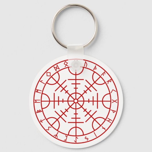 Aegishjalmur Sleutelhanger (Voorkant)